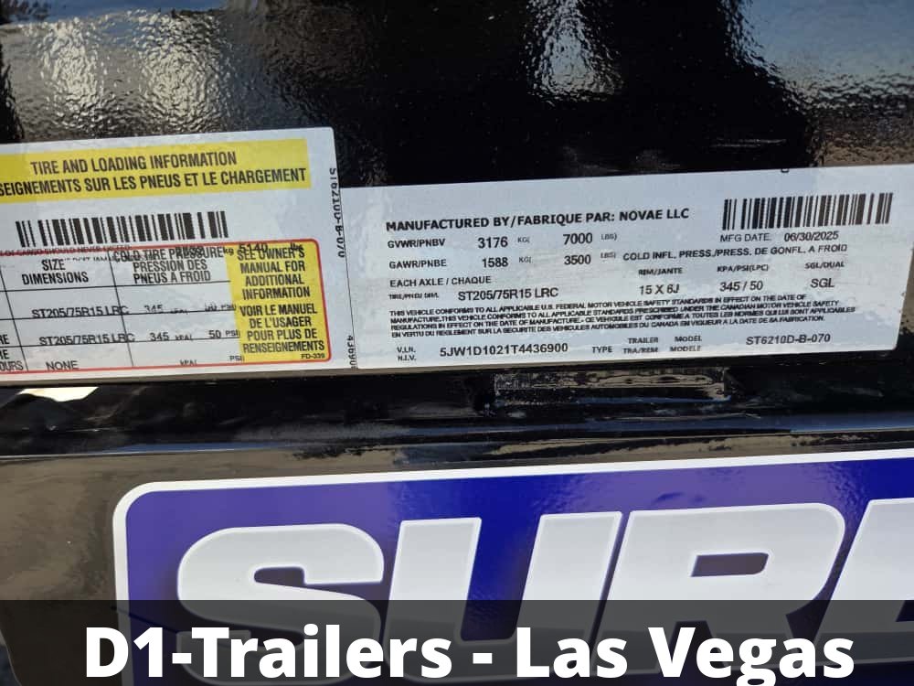 5x10 Low Profile Homeowner Dump Trailer - 7K GVWR