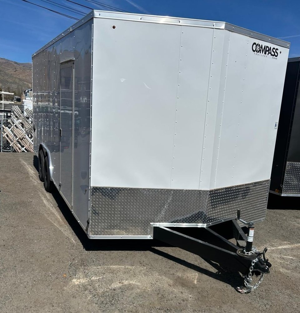 8.5x20 Indigo DLX Flat Top V-Nose Enclosed Car Hauler for Sale | Carson City, NV