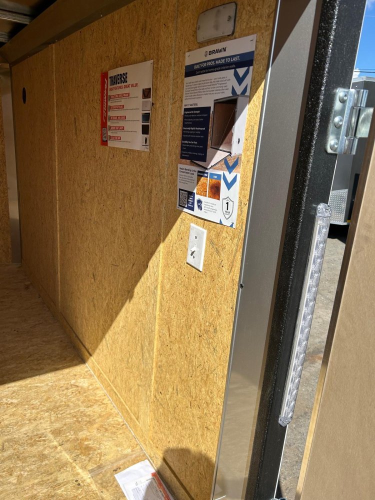 5x10 Traverse Flat Top V-Nose Enclosed Trailer - 3K GVWR - White | Carson City, NV