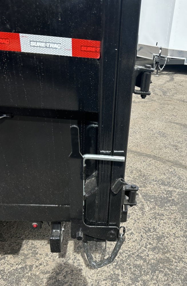 7x14 Sure-Trac HD Low Profile Telescopic Dump Trailer - 14K GVWR - Black | Carson City, NV