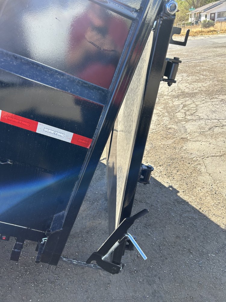 7x14 Sure-Trac HD Low Profile Telescopic Dump Trailer - 14K GVWR - Black | Carson City, NV