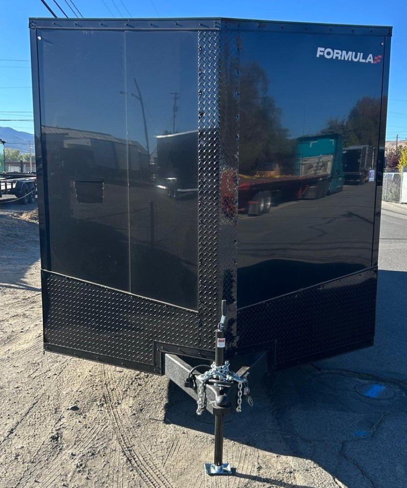8.5&times;20 Formula Conquest Enclosed Car Hauler - Black with Blackout Trim | 9,990 lb GVWR