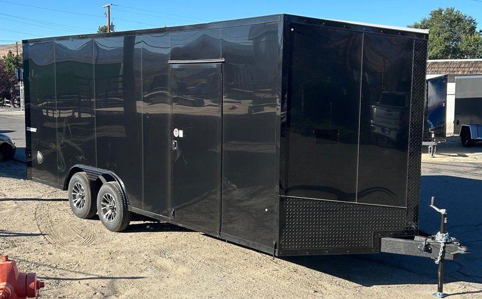 8.5&times;20 Formula Conquest Enclosed Car Hauler - Black with Blackout Trim | 9,990 lb GVWR