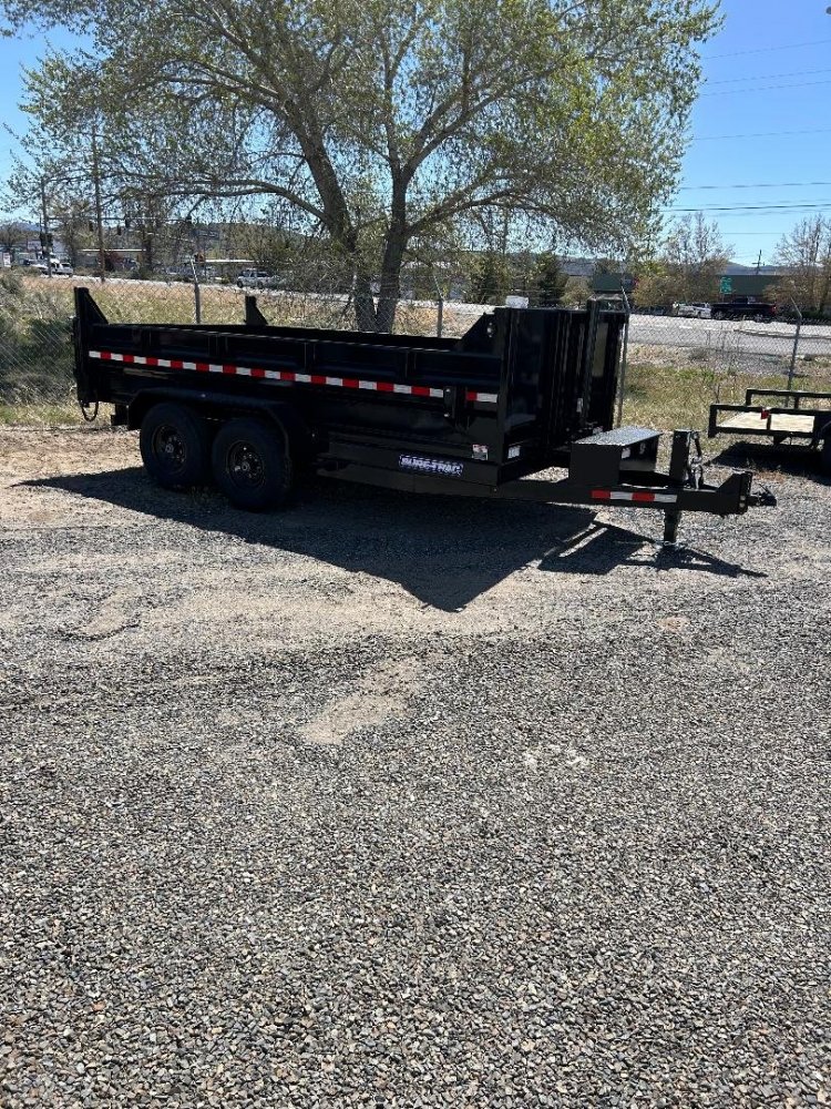 7 x 16 Scissor Lift Tandem Axle Dump Trailer