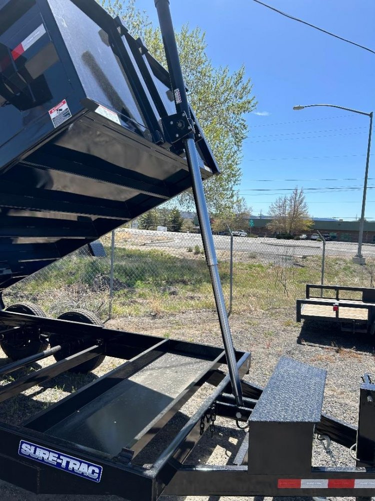 7 x 16 Scissor Lift Tandem Axle Dump Trailer