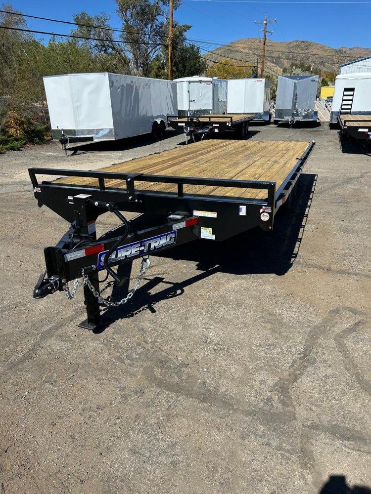 8.5x20 Sure-Trac SD Flat Deck Deckover Trailer