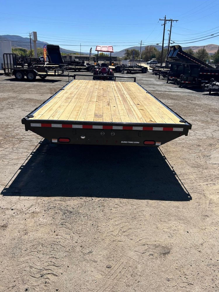 8.5x20 Sure-Trac SD Flat Deck Deckover Trailer