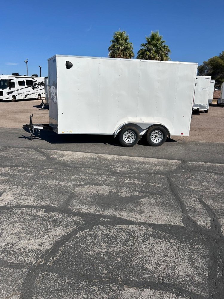7x14 Indigo DLX Flat Top V-Nose Enclosed Trailer (7K GVWR) - For Sale in Nevada