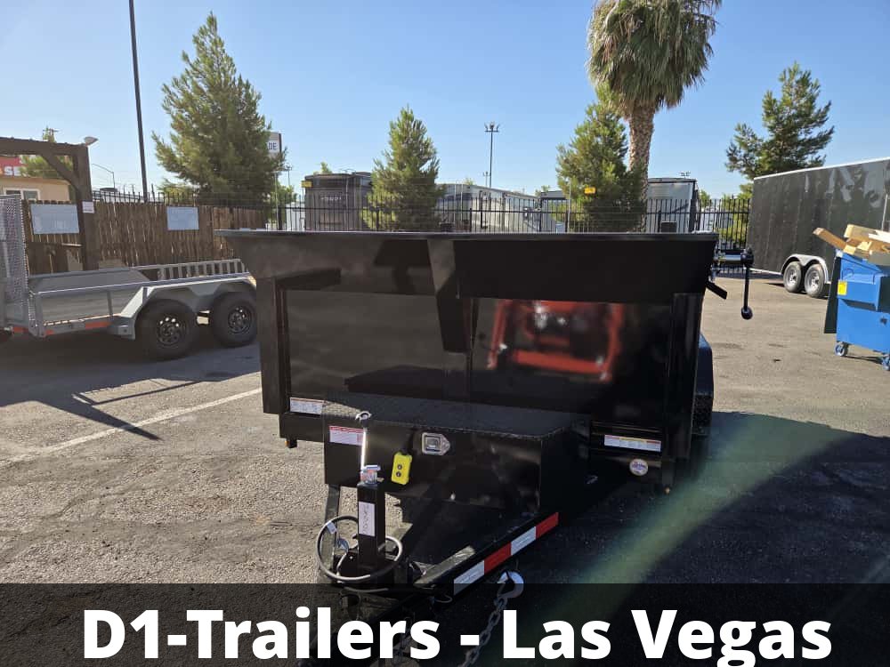 6x10 SD Low Profile Dump Trailer - 10K GVWR | Single Ram