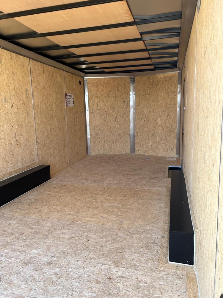 8.5x18 Indigo DLX Flat Top V-Nose Enclosed Car Hauler for Sale | Carson City, NV
