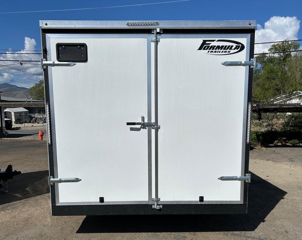 8.5x20 Traverse Flat Top V-Nose Enclosed Trailer - 7K GVWR - White | Carson City, NV