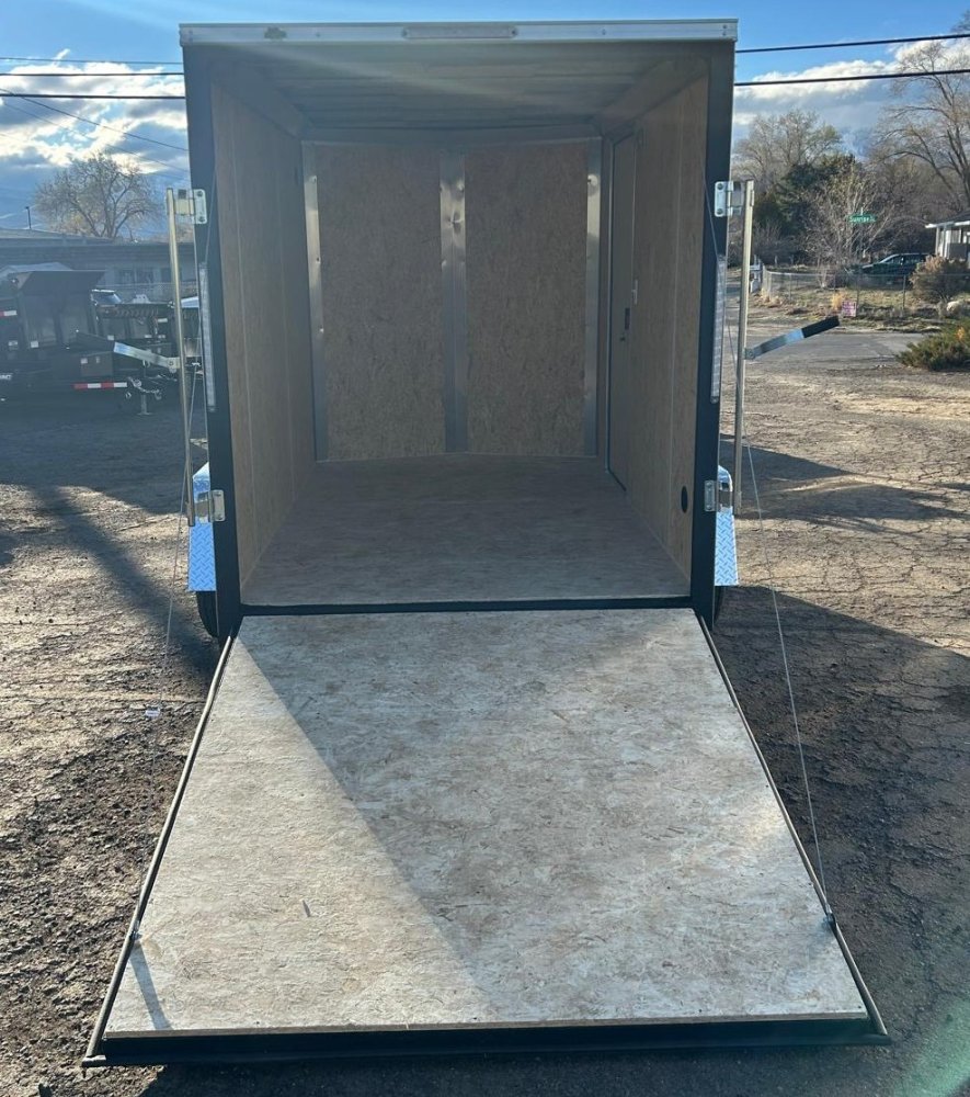 6&times;10 Formula Traverse V-Nose Enclosed Trailer - Silver Composite