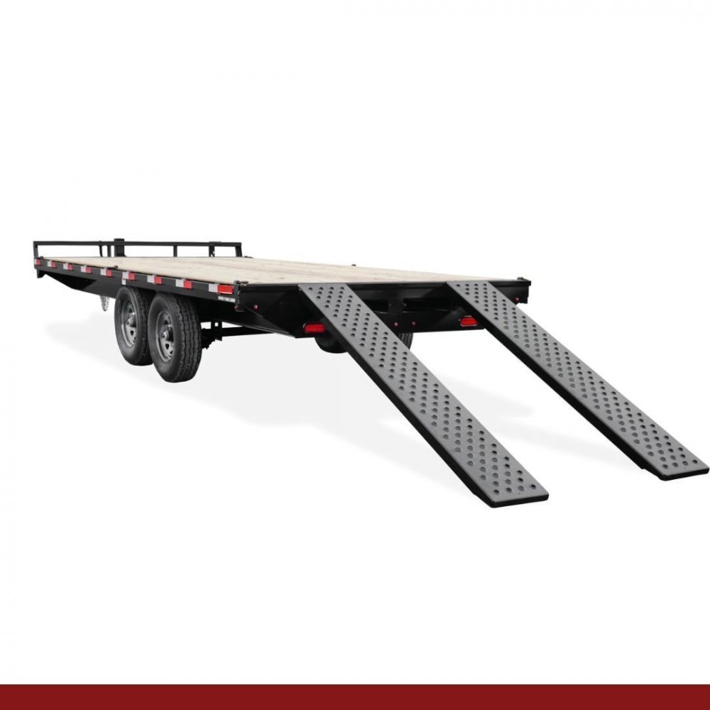 8.5x20 Sure-Trac SD Flat Deck Deckover Trailer