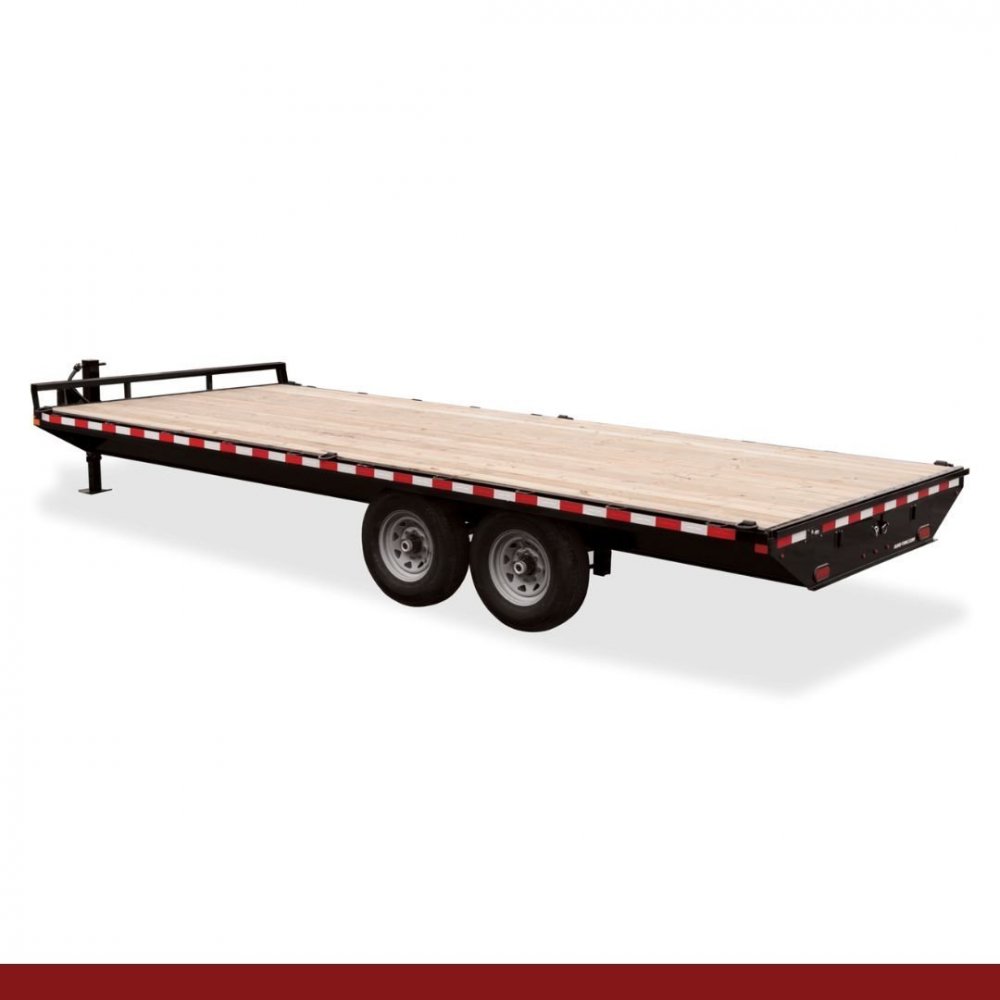 8.5x20 Sure-Trac SD Flat Deck Deckover Trailer