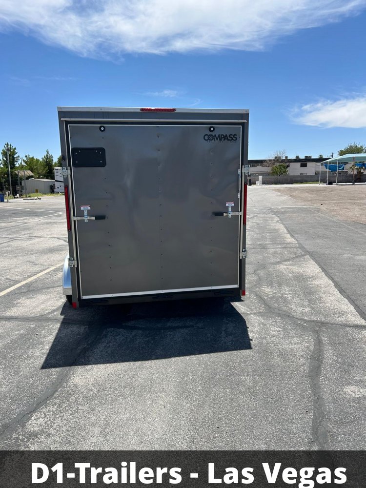 7x14 Indigo DLX Flat Top V-Nose Enclosed Trailer (7K GVWR) - For Sale in Nevada