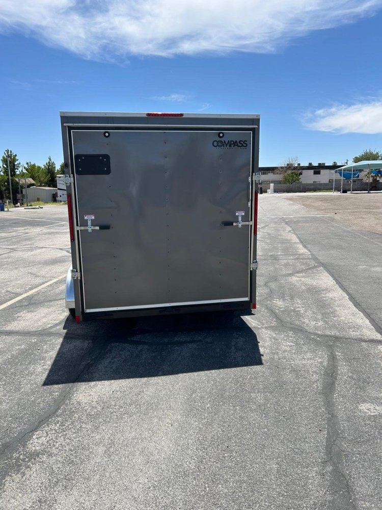 7x14 Indigo DLX Flat Top V-Nose Enclosed Trailer (7K GVWR) - For Sale in Nevada