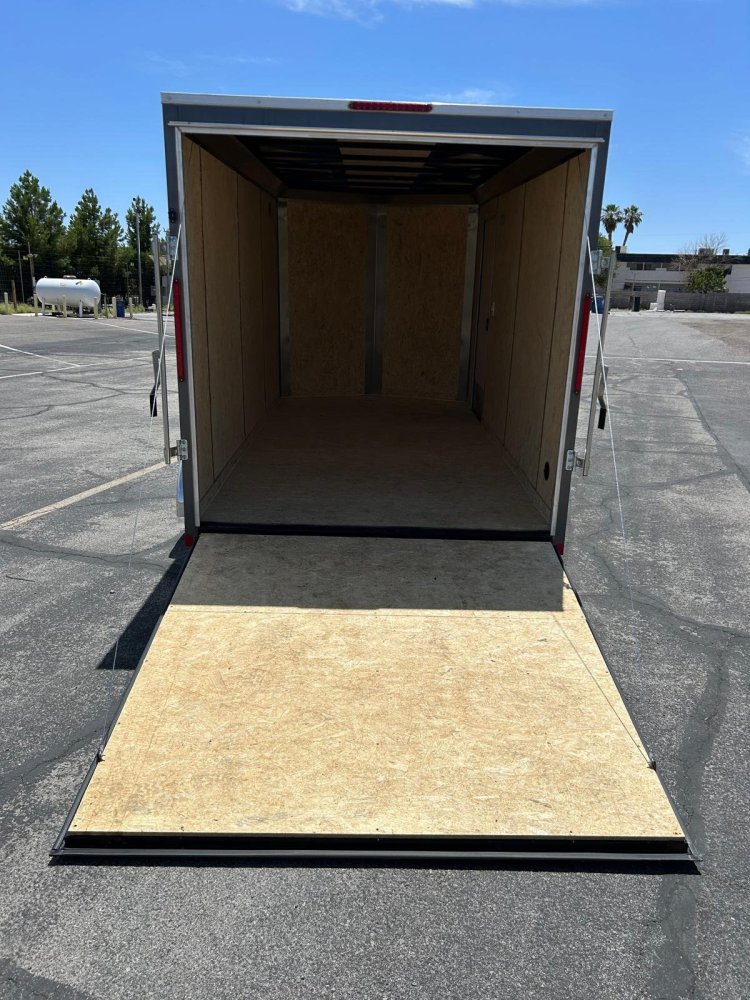 7x14 Indigo DLX Flat Top V-Nose Enclosed Trailer (7K GVWR) - For Sale in Nevada