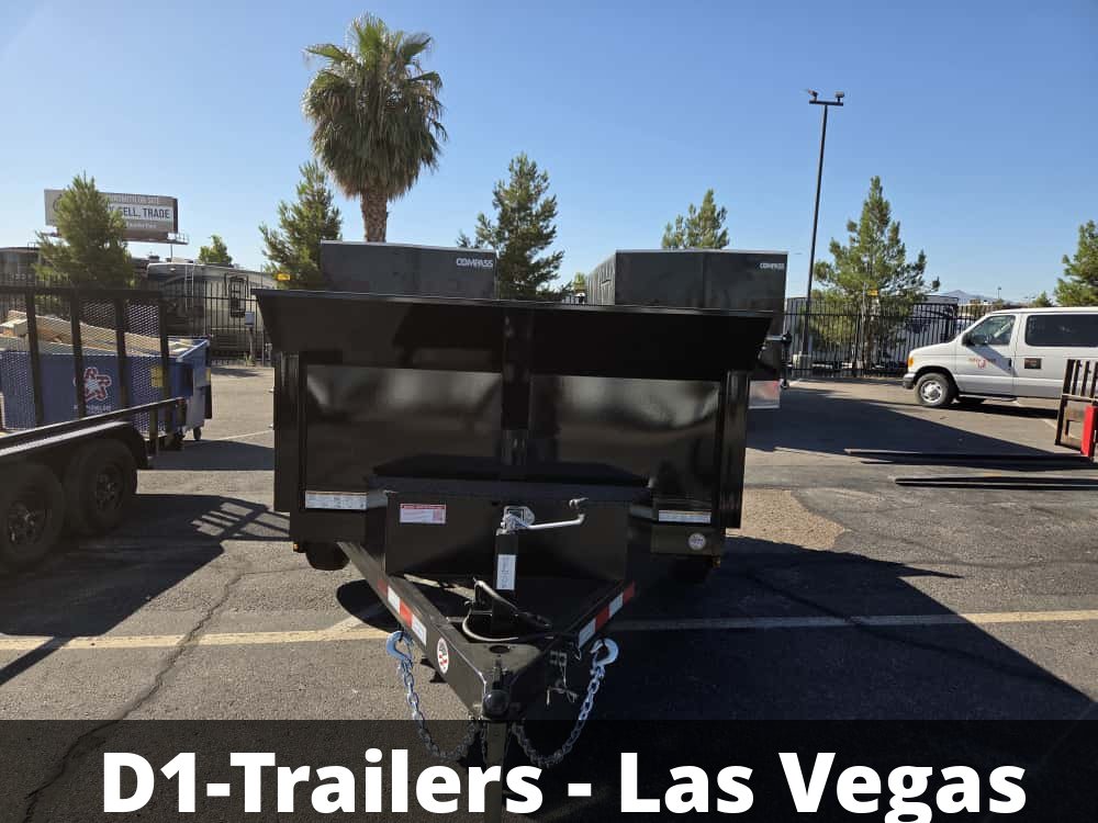 6x10 SD Low Profile Dump Trailer - 10K GVWR | Single Ram