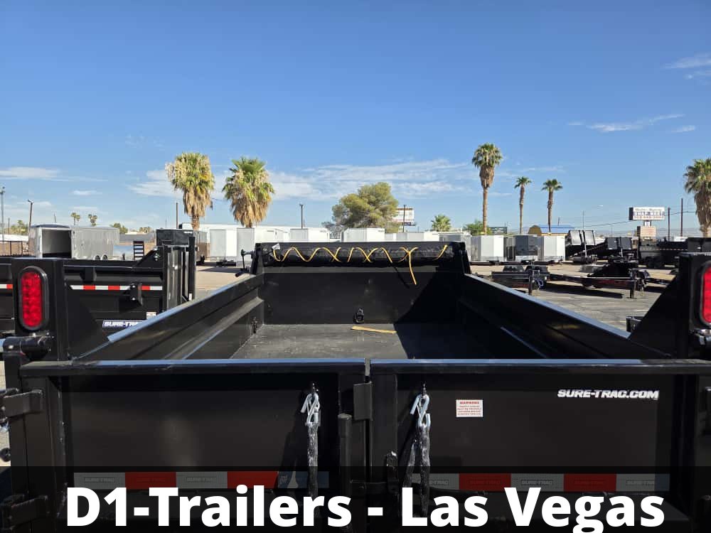 6x10 SD Low Profile Dump Trailer - 10K GVWR | Single Ram