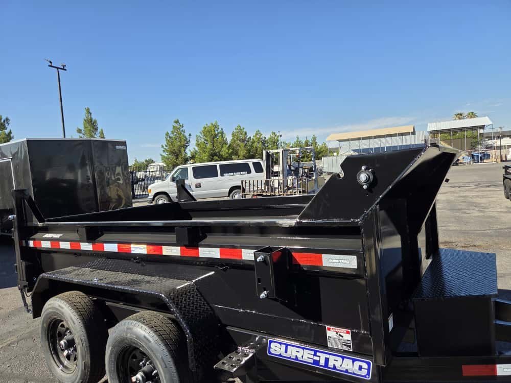 6x10 SD Low Profile Dump Trailer - 10K GVWR | Single Ram