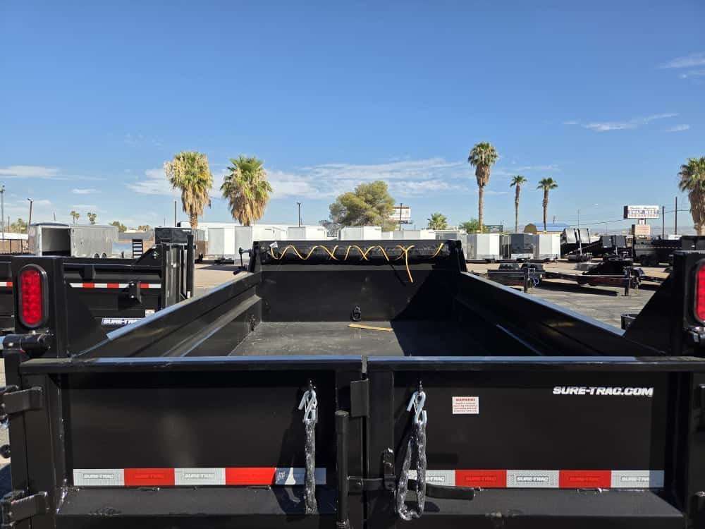 6x10 SD Low Profile Dump Trailer - 10K GVWR | Single Ram