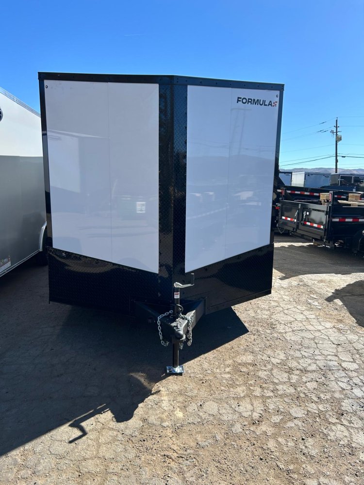 8.5&times;24 Formula Conquest Enclosed Car Hauler - White Composite | 10K GVWR