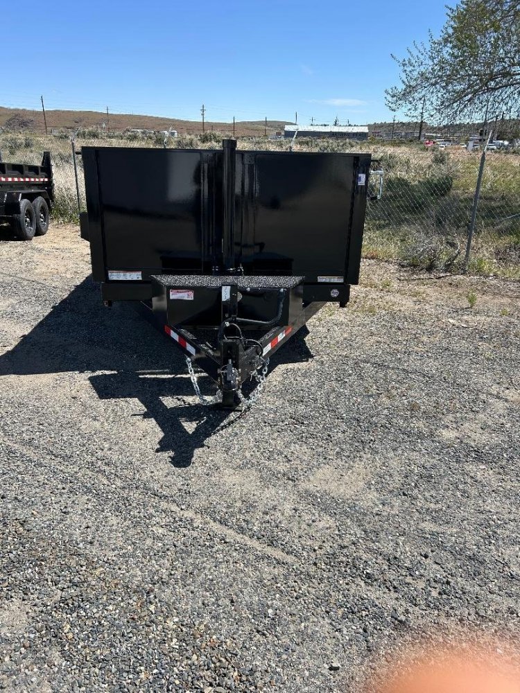 7 x 16 Scissor Lift Tandem Axle Dump Trailer