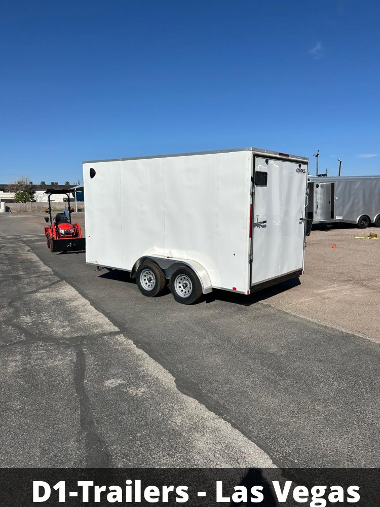 7x14 Indigo DLX Flat Top V-Nose Enclosed Trailer (7K GVWR) - For Sale in Nevada