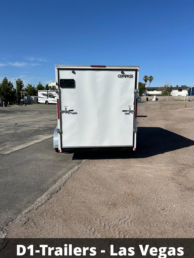7x14 Indigo DLX Flat Top V-Nose Enclosed Trailer (7K GVWR) - For Sale in Nevada
