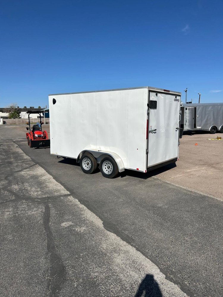 7x14 Indigo DLX Flat Top V-Nose Enclosed Trailer (7K GVWR) - For Sale in Nevada