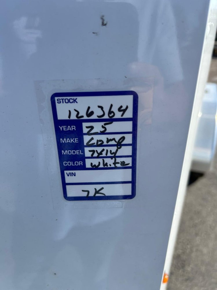 7x14 Indigo DLX Flat Top V-Nose Enclosed Trailer (7K GVWR) - For Sale in Nevada