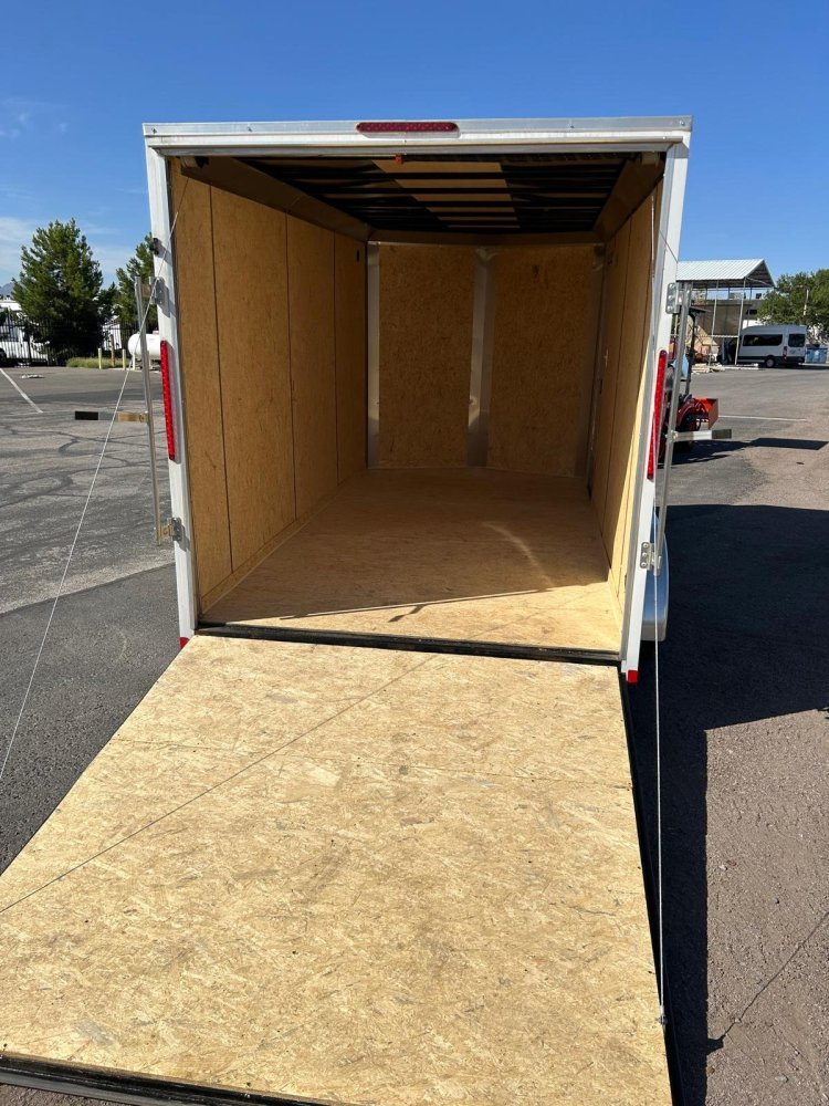 7x14 Indigo DLX Flat Top V-Nose Enclosed Trailer (7K GVWR) - For Sale in Nevada