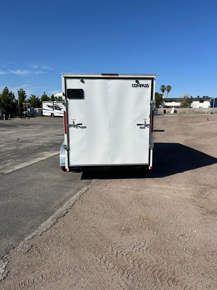 7x14 Indigo DLX Flat Top V-Nose Enclosed Trailer (7K GVWR) - For Sale in Nevada