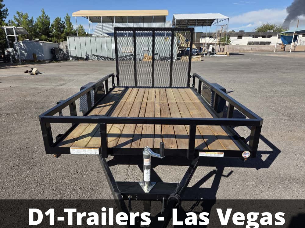 6x10 Sure-Trac Tube Top Utility Trailer - 3,000 lb GVWR | Idler Axle
