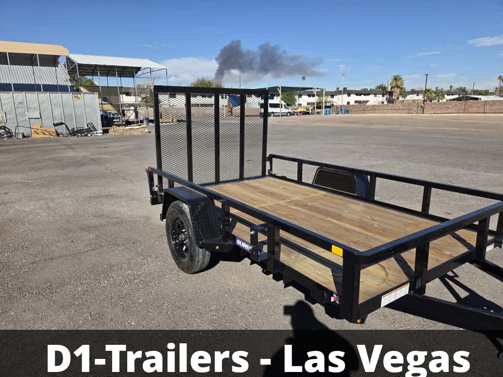 6x10 Sure-Trac Tube Top Utility Trailer - 3,000 lb GVWR | Idler Axle