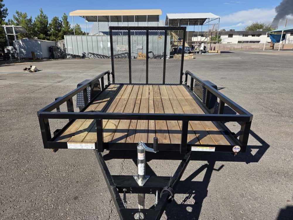 6x10 Sure-Trac Tube Top Utility Trailer - 3,000 lb GVWR | Idler Axle