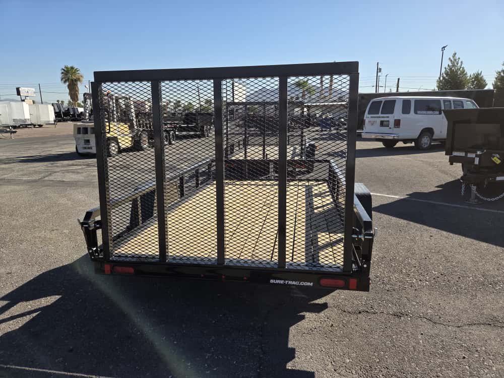 6x10 Sure-Trac Tube Top Utility Trailer - 3,000 lb GVWR | Idler Axle