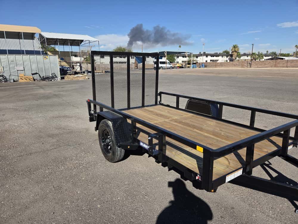 6x10 Sure-Trac Tube Top Utility Trailer - 3,000 lb GVWR | Idler Axle