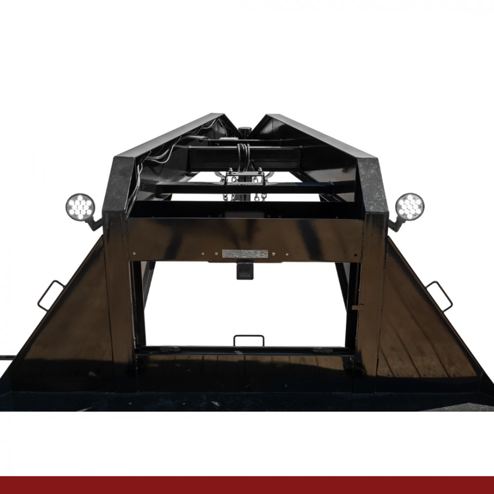 8.5 x 20+10, 22.5K Sure-Trac Deckover - HD LOW PROFILE HYDRAULIC BEAVERTAIL - GOOSENECK