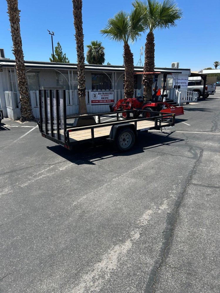6x12 Sure-Trac Tube Top Utility Trailer - 3,000 lb GVWR