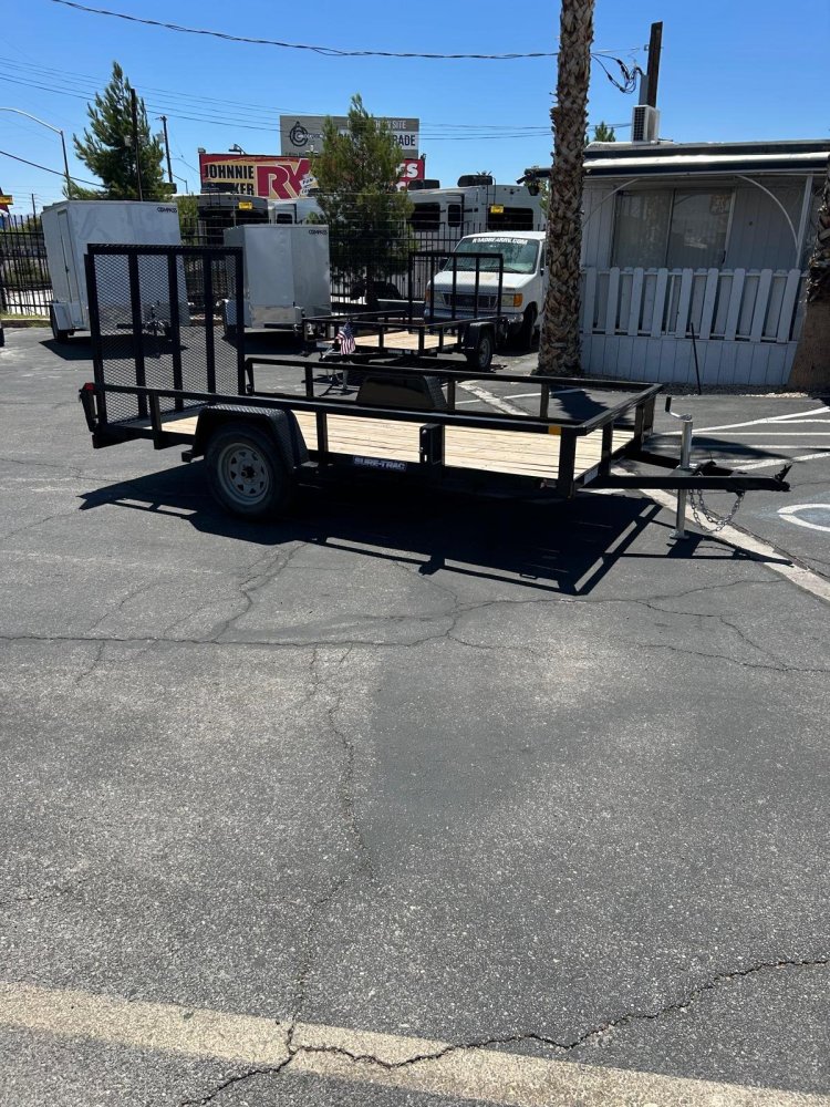 6x12 Sure-Trac Tube Top Utility Trailer - 3,000 lb GVWR