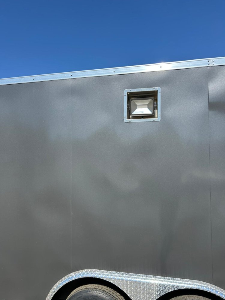 8.5x16 Conquest Flat Top Sloped V-Nose Customized Enclosed Trailer - For Sale in Nevada