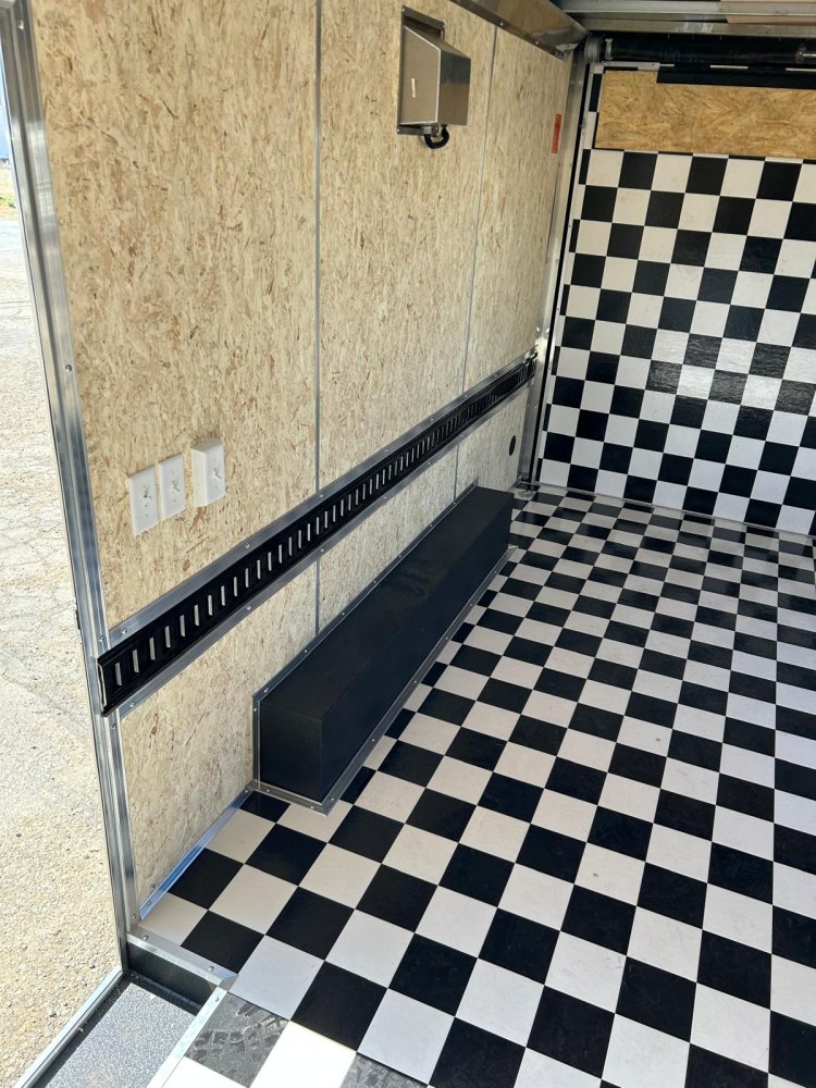 8.5x16 Conquest Flat Top Sloped V-Nose Customized Enclosed Trailer - For Sale in Nevada