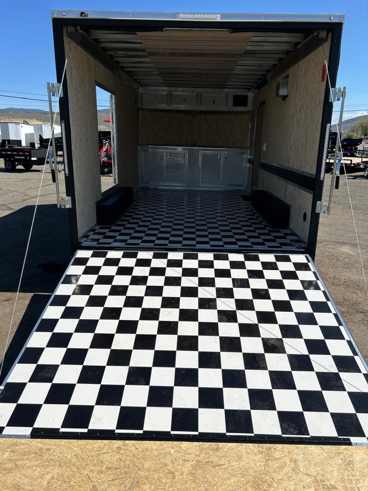 8.5x16 Conquest Flat Top Sloped V-Nose Customized Enclosed Trailer - For Sale in Nevada