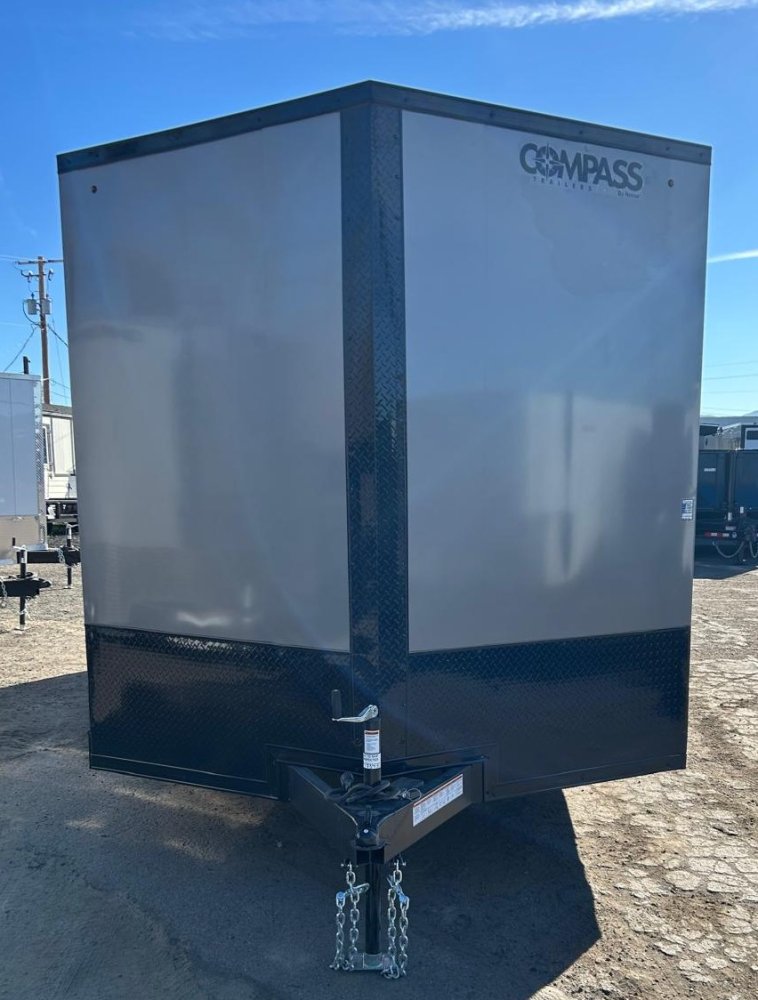 8.5x20 Jasper SE Flat Top Sloped V-Nose Enclosed Trailer for Sale | Carson City, NV