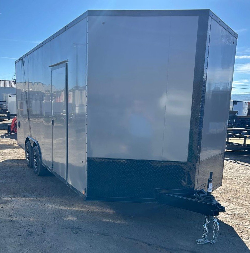 8.5x20 Jasper SE Flat Top Sloped V-Nose Enclosed Trailer for Sale | Carson City, NV