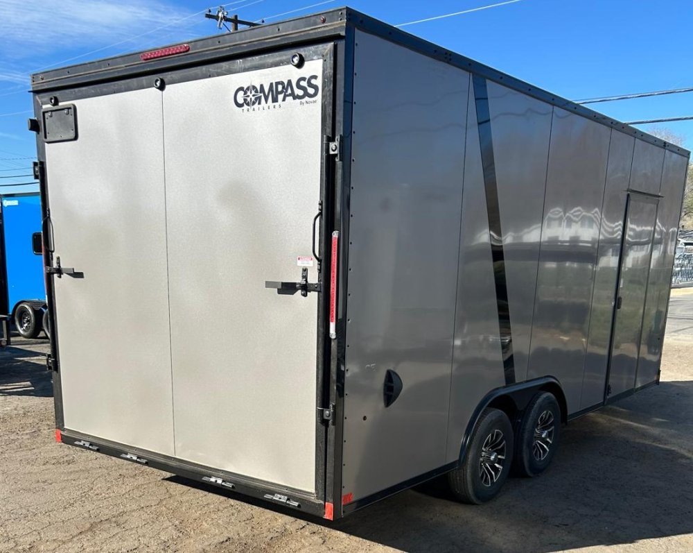 8.5x20 Jasper SE Flat Top Sloped V-Nose Enclosed Trailer for Sale | Carson City, NV