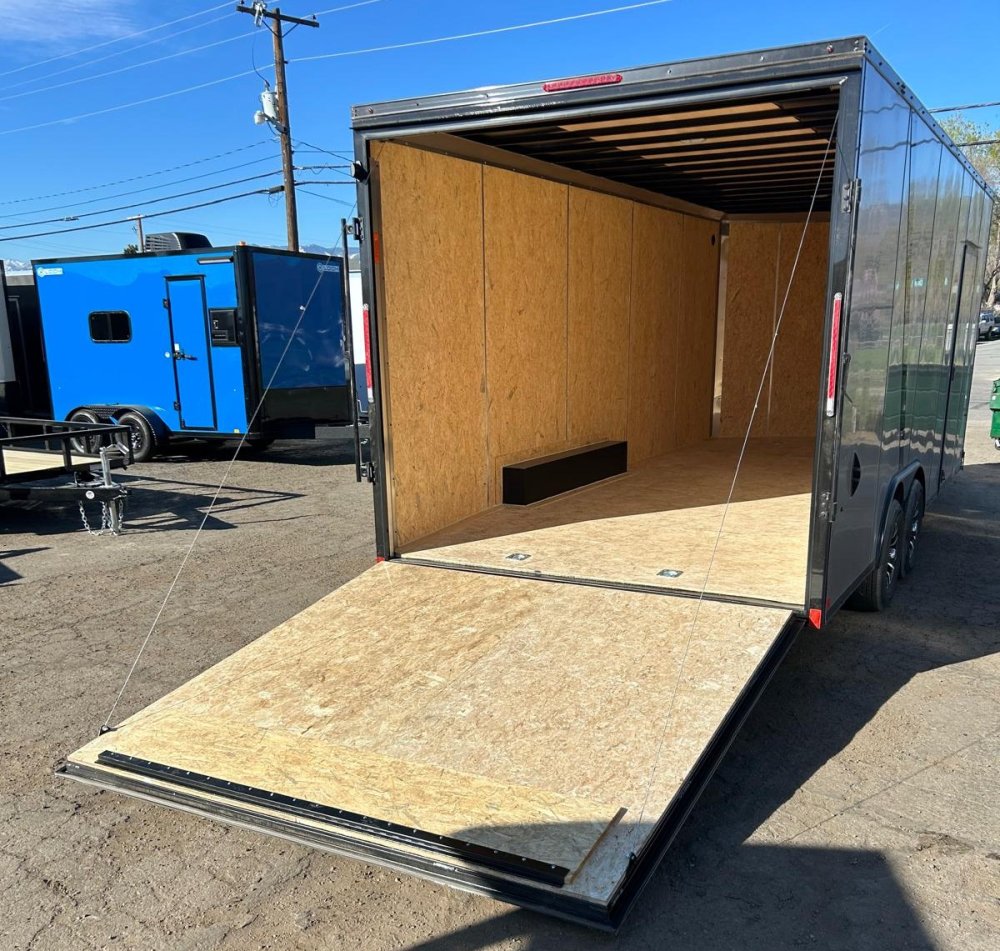 8.5x20 Jasper SE Flat Top Sloped V-Nose Enclosed Trailer for Sale | Carson City, NV