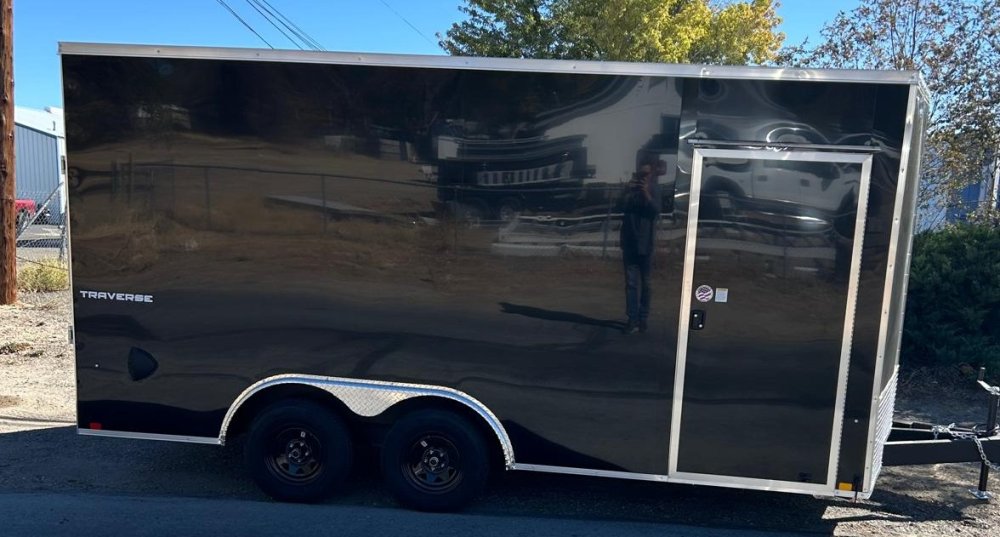 8.5&times;16 Formula Traverse Enclosed Trailer - Black Composite | 7K GVWR