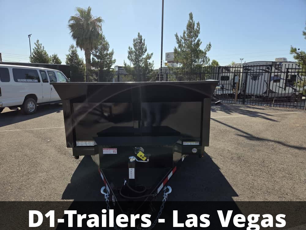 6x10 Sure-Trac Standard Duty Low Profile Dump Trailer - 10K Single Ram